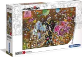 CLEMENTONI Puzzle Mordillo: Polibek 6000 dílků