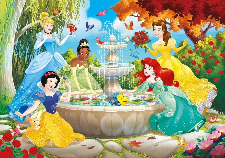 CLEMENTONI Puzzle Disney Princezny 60 dílků