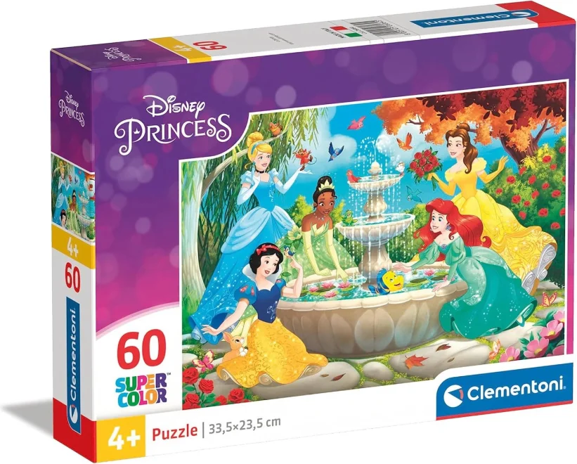 CLEMENTONI Puzzle Disney Princezny 60 dílků