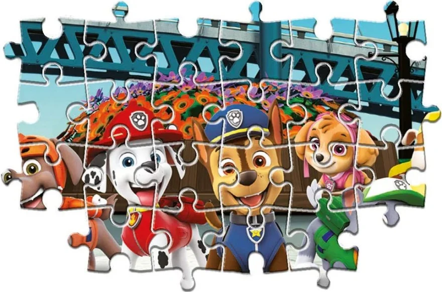 CLEMENTONI Puzzle Tlapková patrola 2 MAXI 104 dílků
