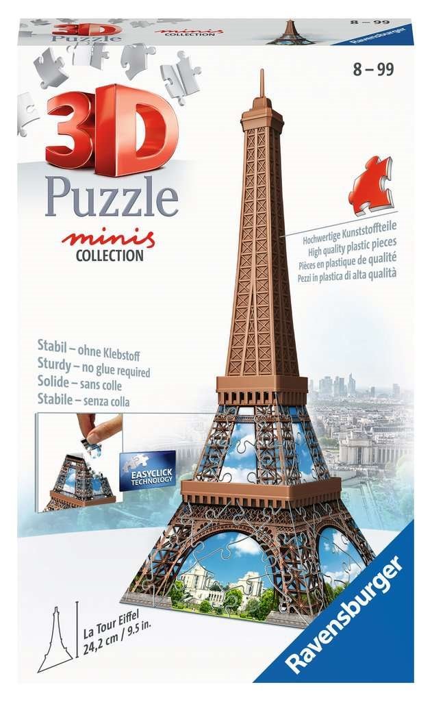 RAVENSBURGER 3D puzzle Mini Eiffelova věž 54 dílků