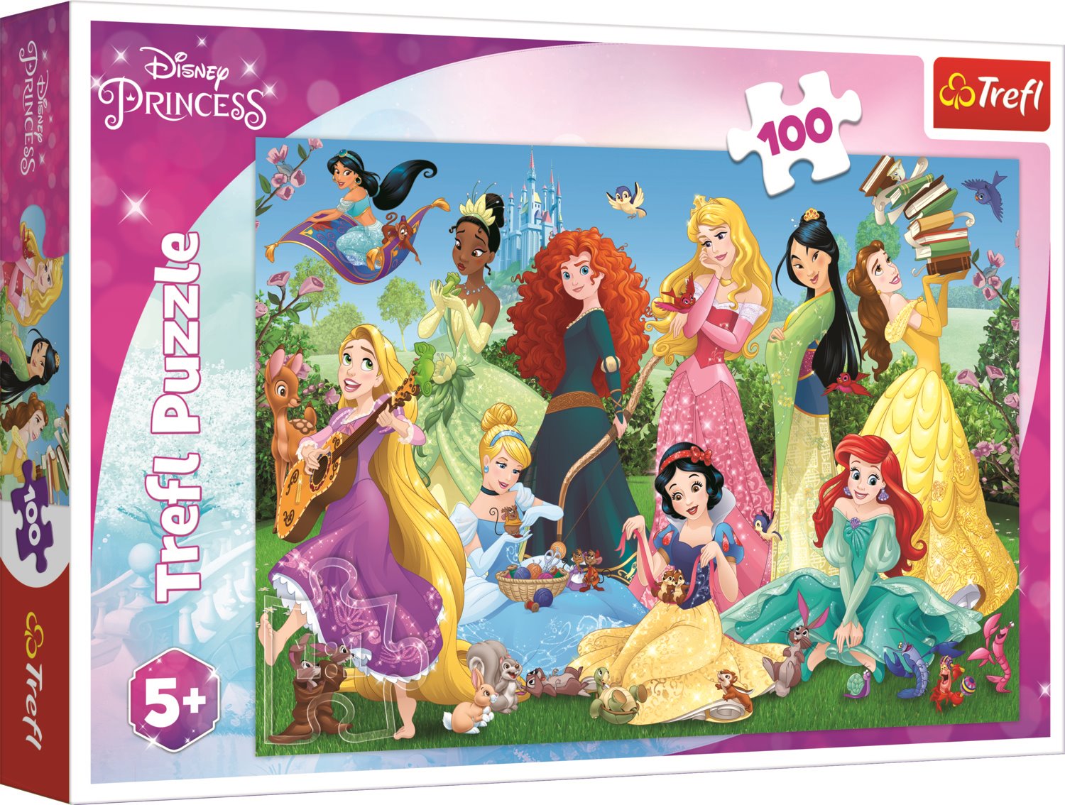 TREFL Puzzle Okouzlující princezny 100 dílků