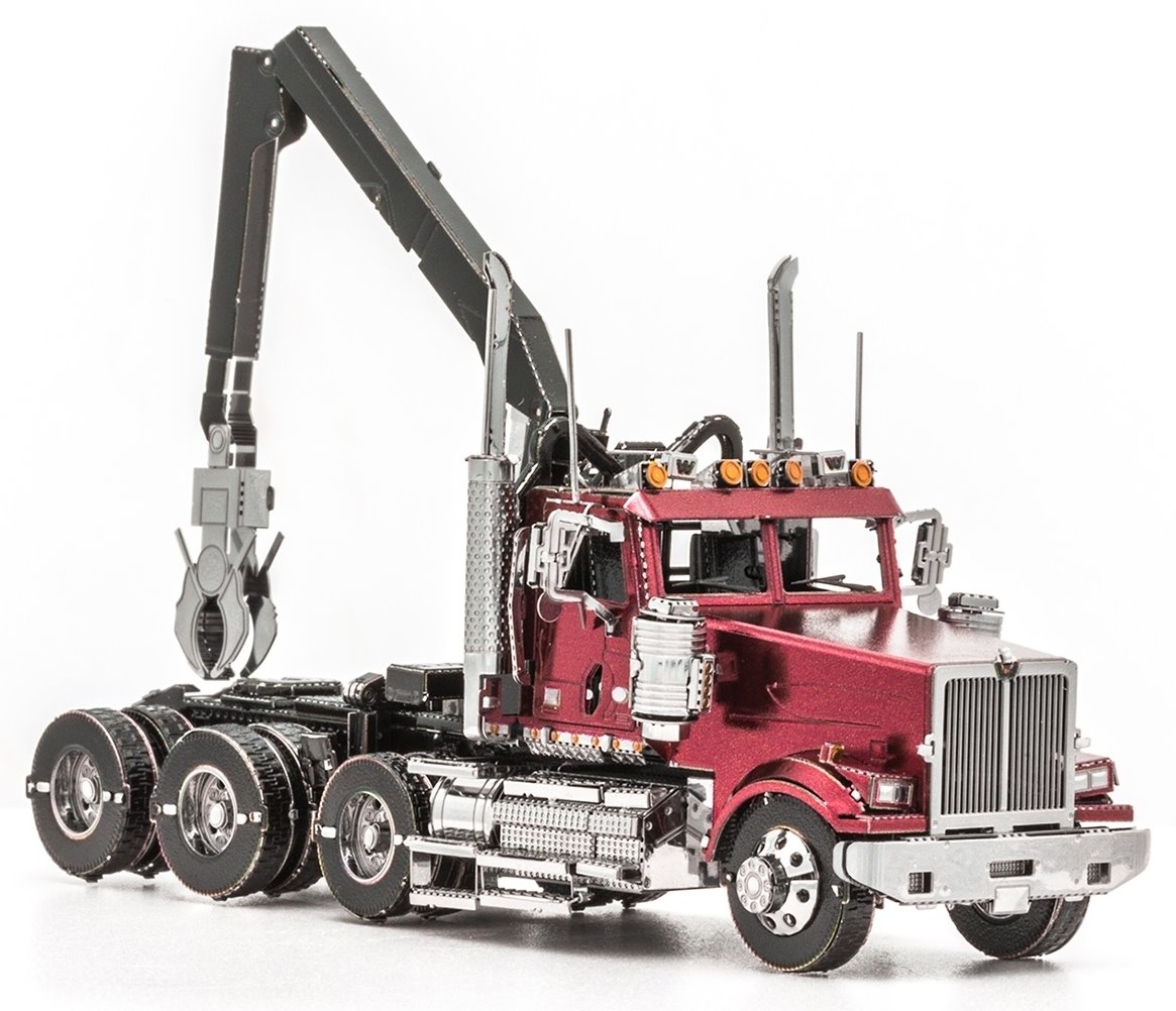 METAL EARTH 3D puzzle Western Star 4900 Log Truck