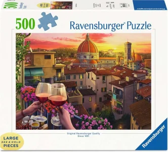 Puzzle Útulná místa: Terasa ve Florencii XXL 500 dílků