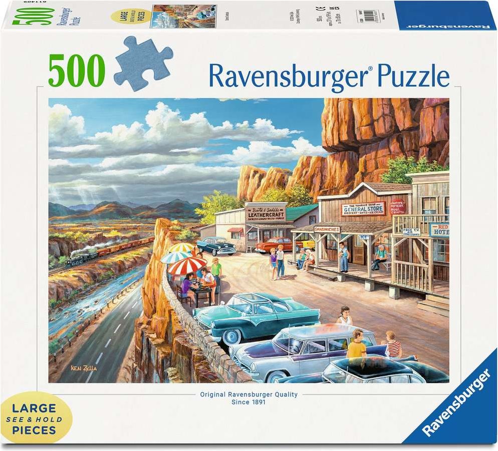 RAVENSBURGER Puzzle Zastávka na vyhlídce XXL 500 dílků