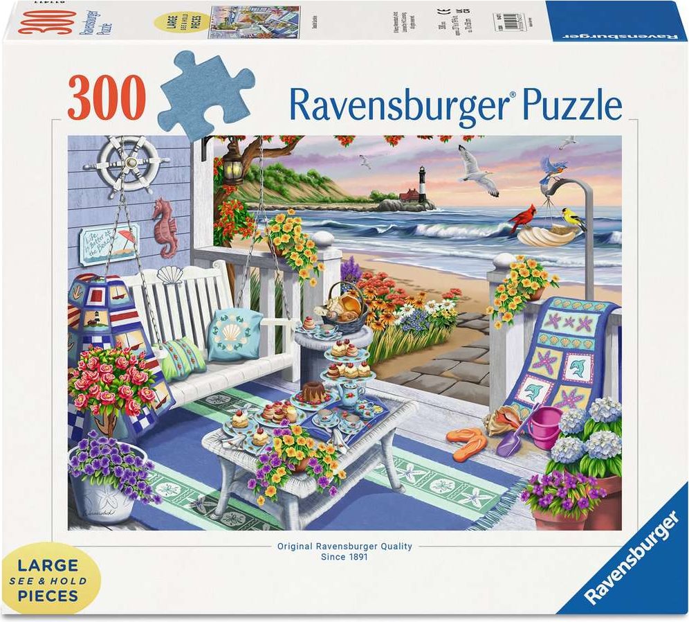 RAVENSBURGER Puzzle Na slunečném pobřeží EXTRA 300 dílků