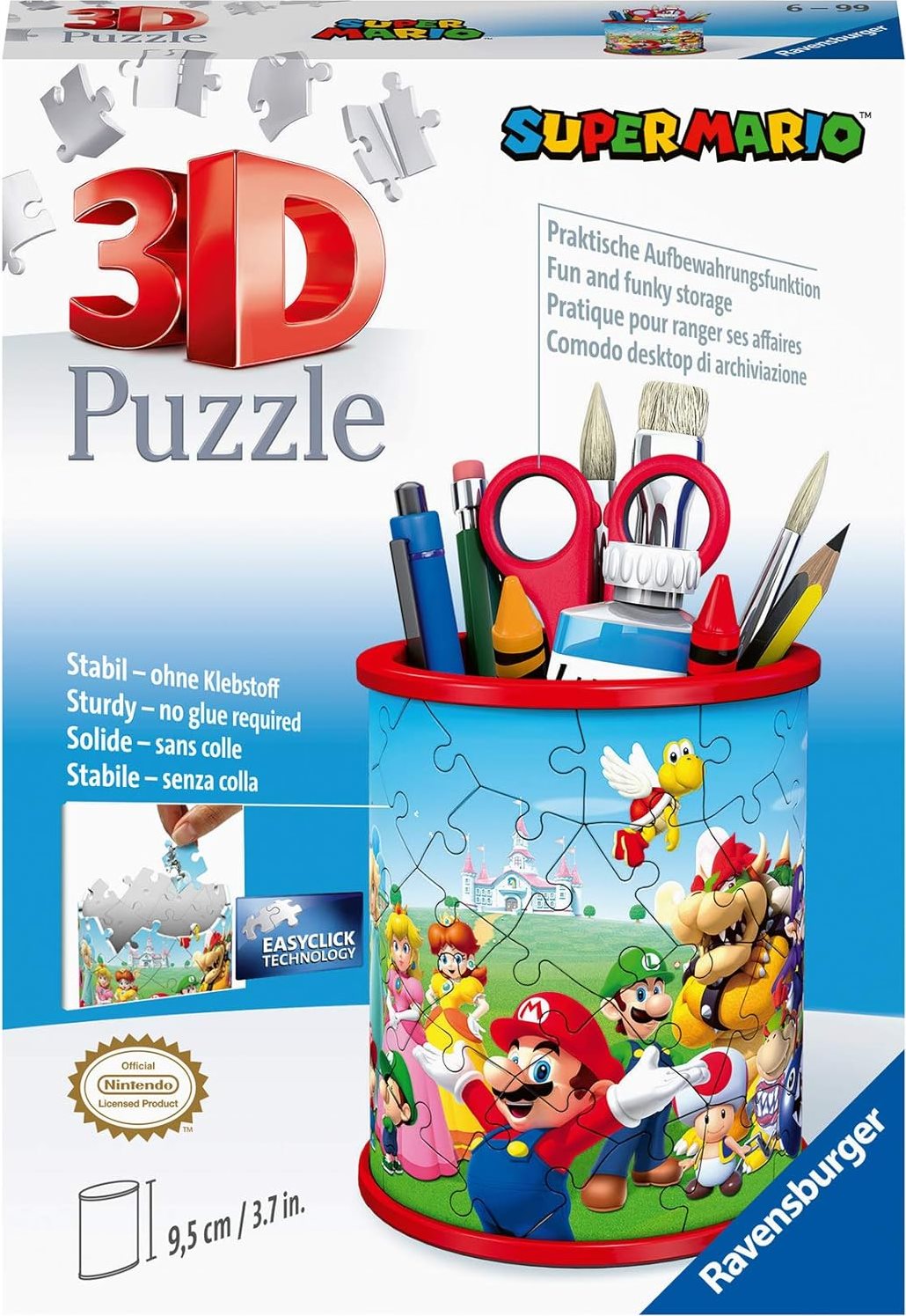 RAVENSBURGER 3D puzzle stojan: Super Mario 57 dílků