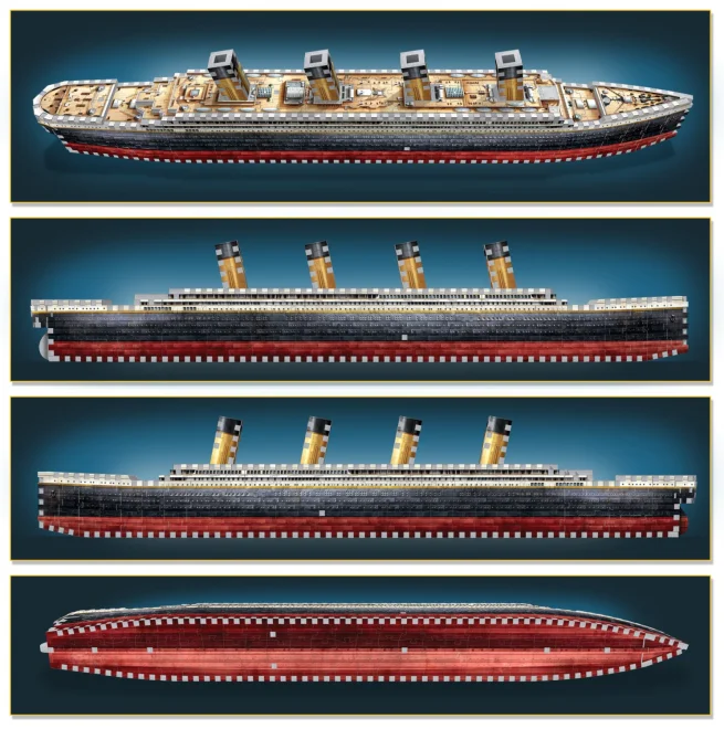 WREBBIT 3D puzzle Titanic 440 dílků