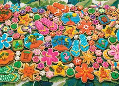 Puzzle Tropické sušenky 1000 dílků