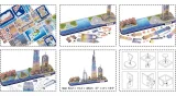 CUBICFUN Svítící 3D puzzle CityLine panorama: Dubaj 182 dílků