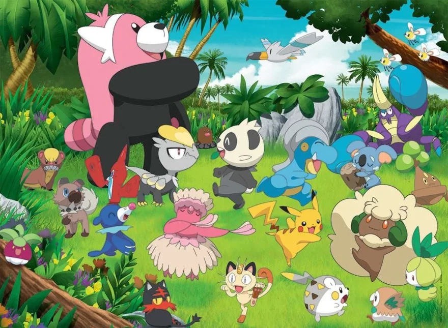 RAVENSBURGER Puzzle Divocí Pokémoni XXL 300 dílků