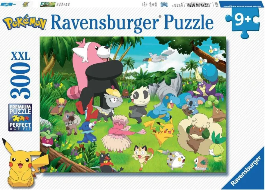 RAVENSBURGER Puzzle Divocí Pokémoni XXL 300 dílků