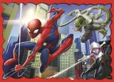 TREFL Puzzle Hrdinný Spiderman 4v1 (35,48,54,70 dílků)