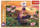 Trefl Puzzle Úžasní dinosauři: Microraptor u hnízda 54 dílků