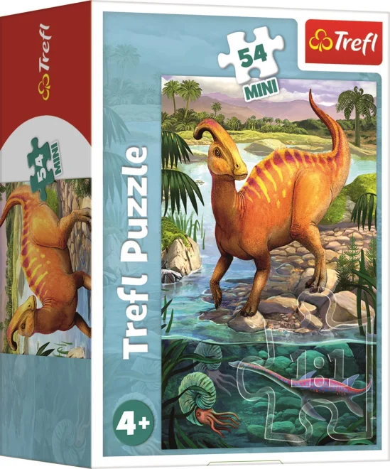 Trefl Puzzle Úžasní dinosauři: Parasaurolophus 54 dílků