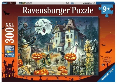 Puzzle Halloweenský dům XXL 300 dílků
