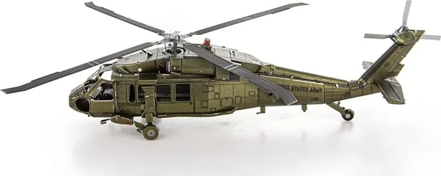METAL EARTH 3D puzzle Vrtulník Black Hawk