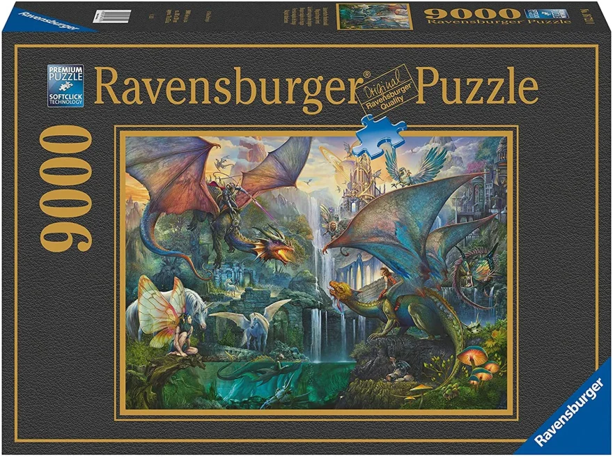 RAVENSBURGER Puzzle Dračí les 9000 dílků