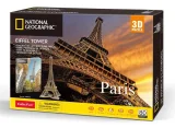 CUBICFUN 3D puzzle National Geographic: Eiffelova věž 80 dílků