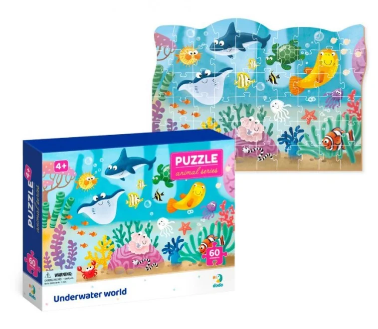 Dodo Puzzle Zvířata: Podvodní svět 60 dílků