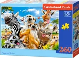 CASTORLAND Puzzle Africké selfie 260 dílků