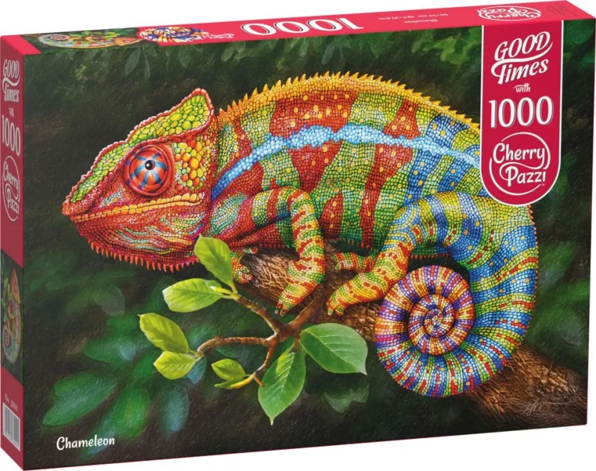 CHERRY PAZZI Puzzle Chameleon 1000 dílků