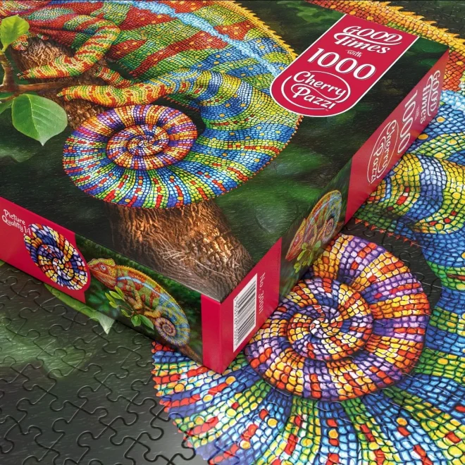 CHERRY PAZZI Puzzle Chameleon 1000 dílků