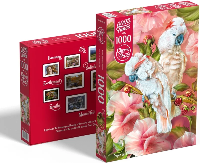 CHERRY PAZZI Puzzle Kakadu - duchové tropů 1000 dílků