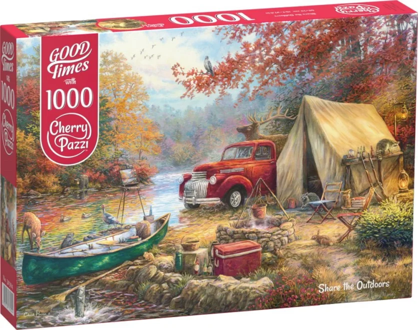 CHERRY PAZZI Puzzle Sdílej volnou přírodu 1000 dílků