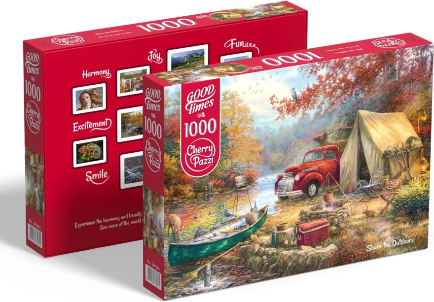 CHERRY PAZZI Puzzle Sdílej volnou přírodu 1000 dílků