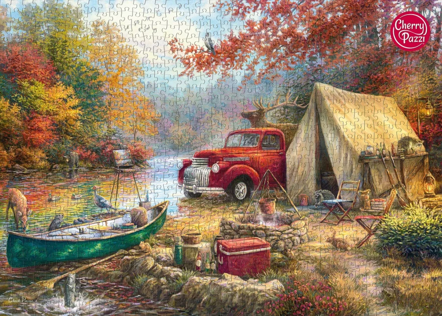 CHERRY PAZZI Puzzle Sdílej volnou přírodu 1000 dílků