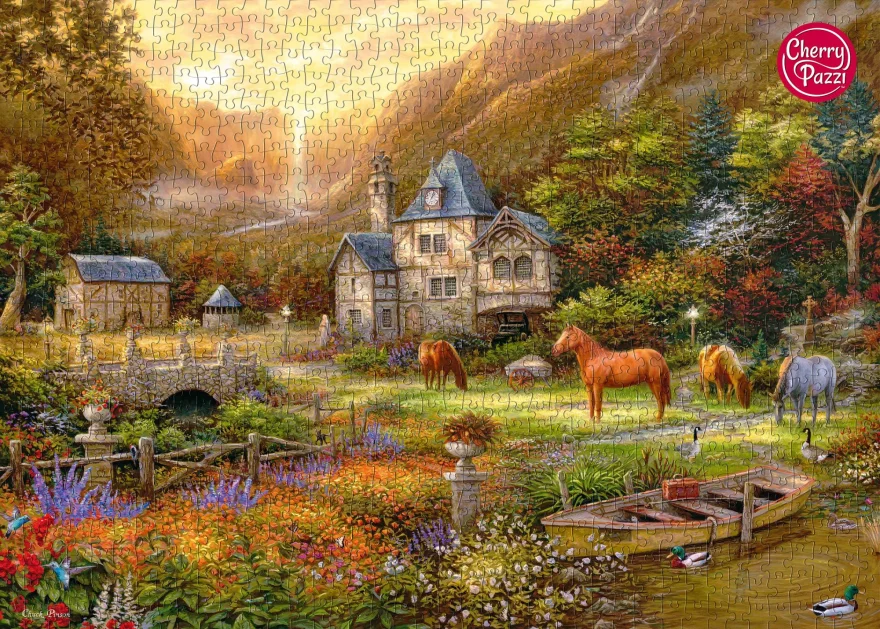 CHERRY PAZZI Puzzle Zlaté údolí 1000 dílků
