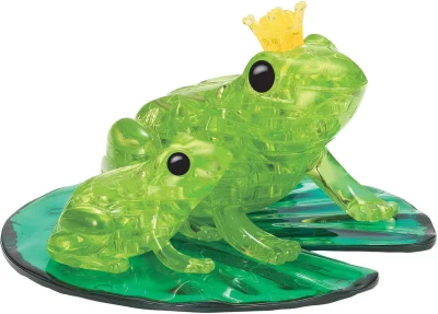 3D Crystal puzzle Žabky 43 dílků