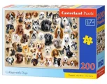 CASTORLAND Puzzle Koláž se psy 200 dílků