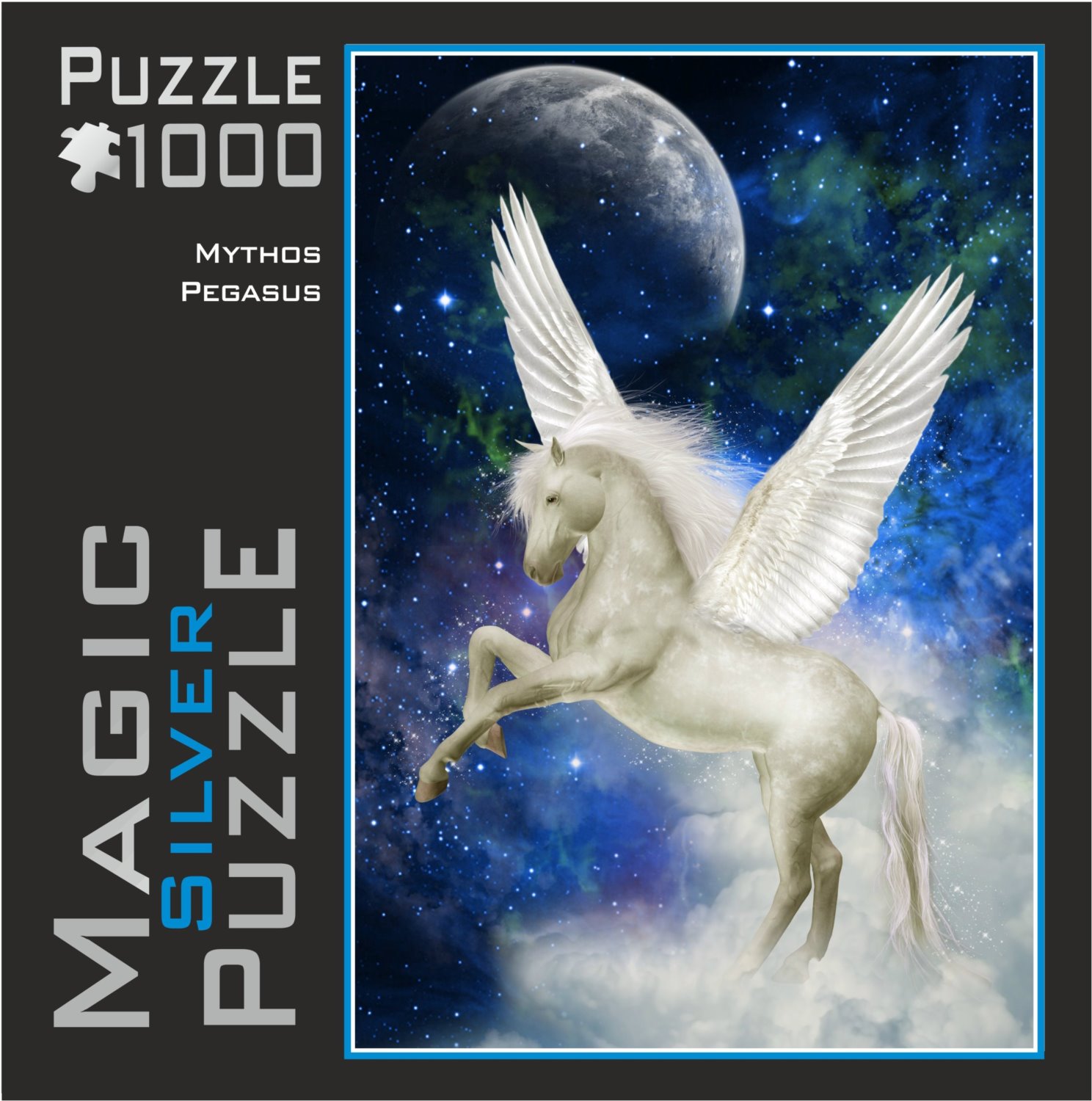 M.I.C. Metalické puzzle Pegas 1000 dílků