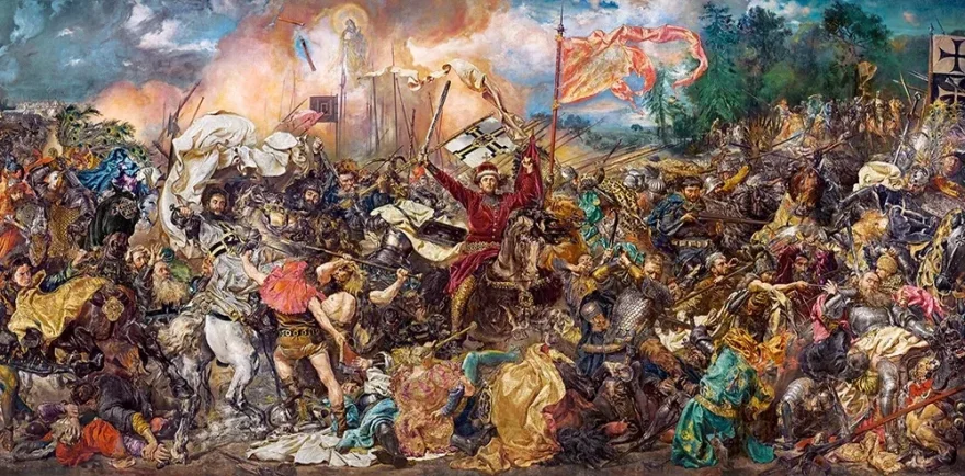 CASTORLAND Puzzle Bitva u Grunwaldu 4000 dílků