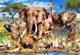 CASTORLAND Puzzle Zvířata ze savany 260 dílků