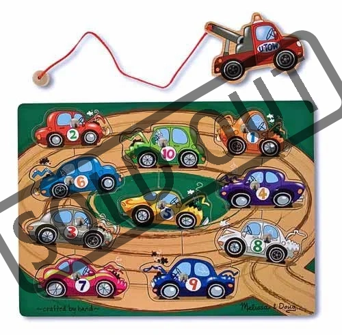 Melissa & Doug Vkládačka magnetická - Odtahovka