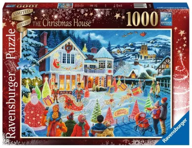 Puzzle Vánoční dům 1000 dílků