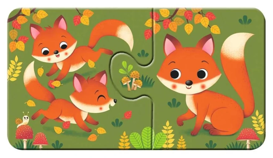 Ravensburger Moje první puzzle Zvířátka a mláďátka 9x2 dílků