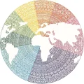 Ravensburger Kulaté puzzle Kruh barev: Mandala 500 dílků