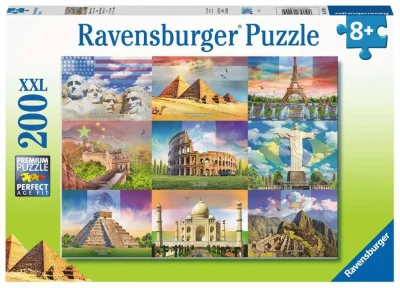 Puzzle Světové památky XXL 200 dílků