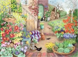 Puzzle Ravensburger 4x500 dílků Happy Days č. 4: Nádherné zahrady