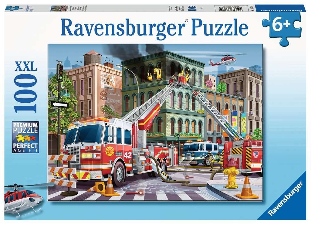 RAVENSBURGER Hasiči v akci XXL 100 dílků