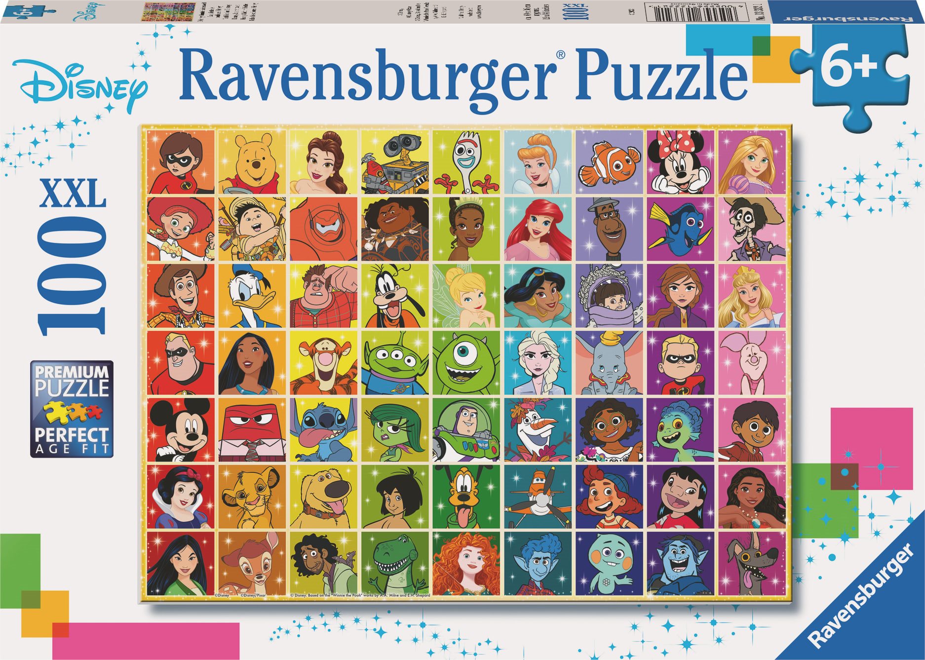 Ravensburger Puzzle Disney: Postavičky XXL 100 dílků