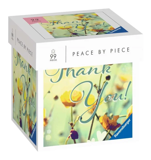 Ravensburger Puzzle Peace by Piece: Thank you 99 dílků