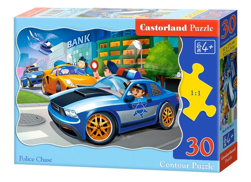 CASTORLAND Puzzle Policie 30 dílků