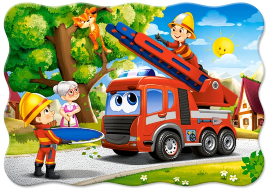 CASTORLAND Puzzle Hasiči 30 dílků