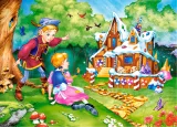 CASTORLAND Puzzle Jeníček a Mařenka 60 dílků