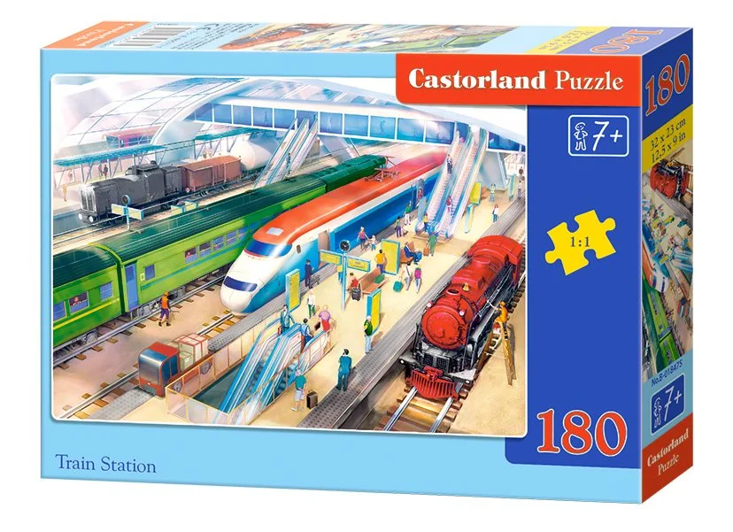 CASTORLAND Puzzle Vlakové nádraží 180 dílků